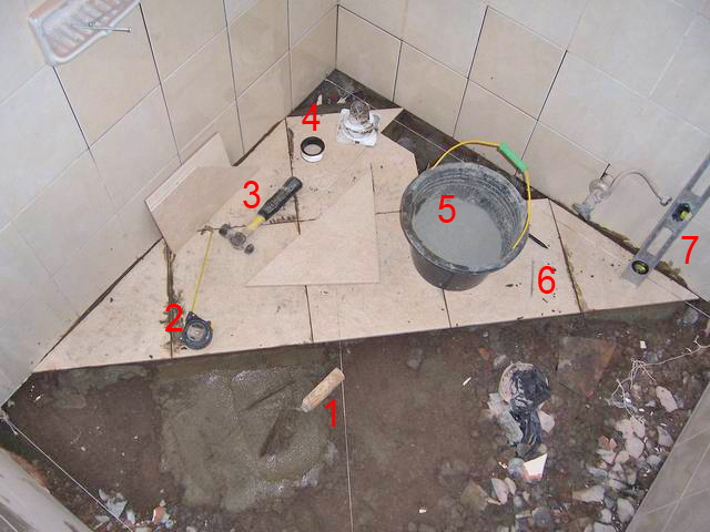  Cara  pasang  keramik  lantai kamar mandi dengan posisi diagonal 