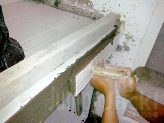 Memasang Keramik  Dinding dan Meja Dapur Part 2